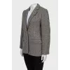 Striped wool jacket