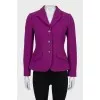 Purple fitted jacket