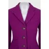 Purple fitted jacket