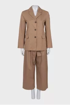 Beige pantsuit
