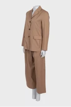 Beige pantsuit
