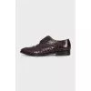 Men's brown leather shoes