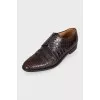 Men's brown leather shoes