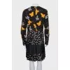 Large pleated dress with tag