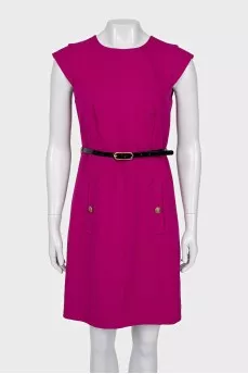 Pink jacket and dress set