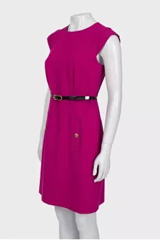 Pink jacket and dress set
