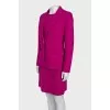 Pink jacket and dress set