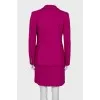 Pink jacket and dress set