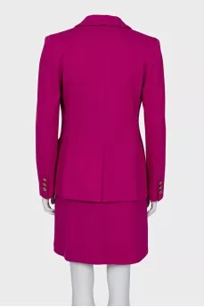 Pink jacket and dress set