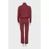 Red tracksuit with trousers