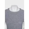 Slim-fit jumper with signature buttons