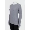 Slim-fit jumper with signature buttons
