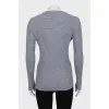 Slim-fit jumper with signature buttons