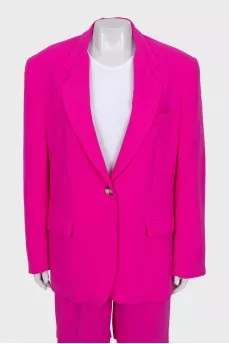 Pink suit with shorts with tag