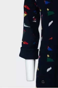 Dressing knitted knitted with pockets