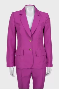 Pink pantsuit