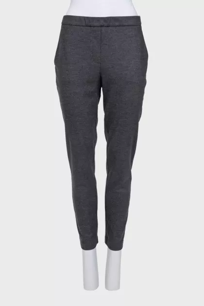 Tapered trousers with pockets