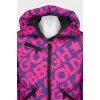 Ski suit with signature print