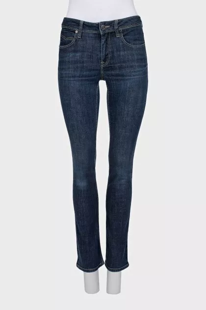 Сині skinny fit джинси