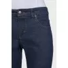 Low-rise straight jeans with a zipper