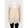 TOP set on straps and cardigan
