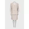 Suit consisting of a jacket and skirt with pockets
