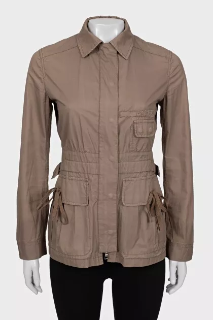 Brown fitted jacket