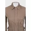 Brown fitted jacket