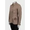 Brown fitted jacket