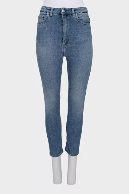 Укорочені джинси skinny fit