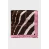 Animal print scarf