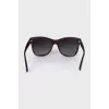 Wayfarer red sunglasses