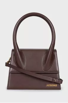 Le Chiquito brown leather bag