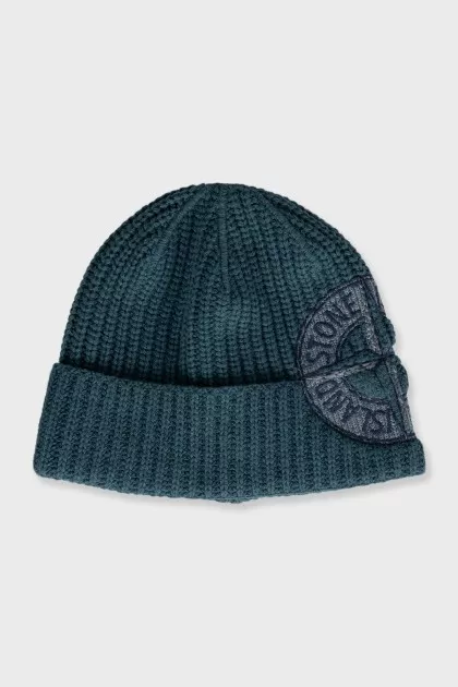 Men's green hat