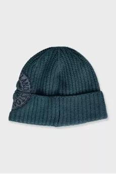 Men's green hat