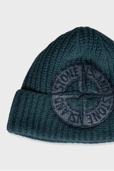 Men's green hat