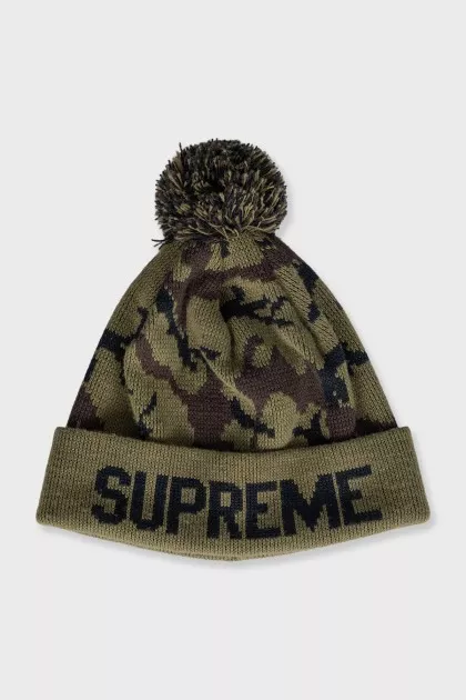 Military print hat