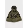 Military print hat
