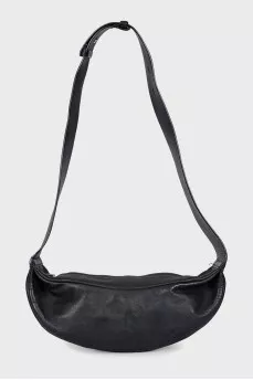 Leather shoulder bag