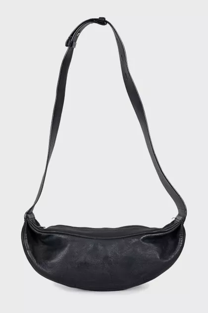Leather shoulder bag