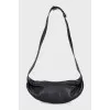 Leather shoulder bag