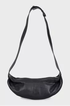 Leather shoulder bag