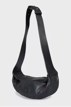 Leather shoulder bag