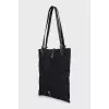 Textile shopper with rhinestones