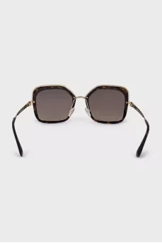 Brown grand print sunglasses
