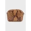 Brown animal print bag