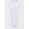 White sports pants