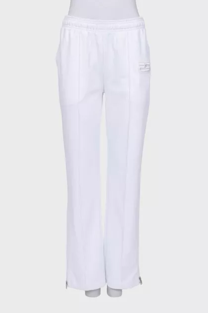 White sports pants