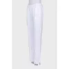 White sports pants
