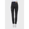 Tapered fit jeans in gray